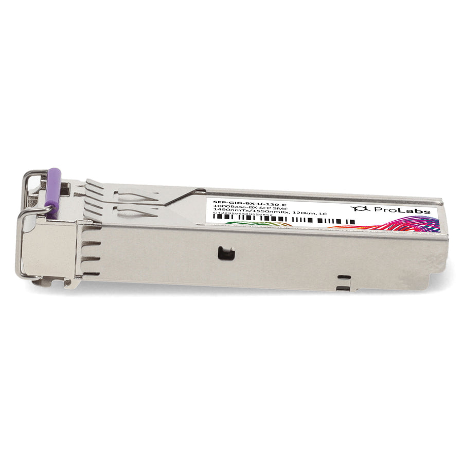 Prolabs Alcatel-Lucent Nokia SFP-GIG-BX-U-120 Compatible TAA 1000Base-BX SFP Transceiver (SMF, 1490nmTx/1550nmRx, 120km, LC, DOM)