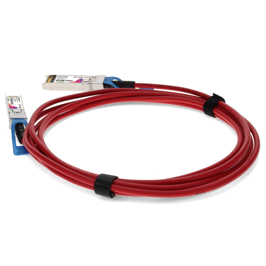 Prolabs Cisco SFP-H10GB-CU3M Compatible TAA Compliant 10GBase-CU SFP+ Red Direct Attach Cable (Passive Twinax, 3m)