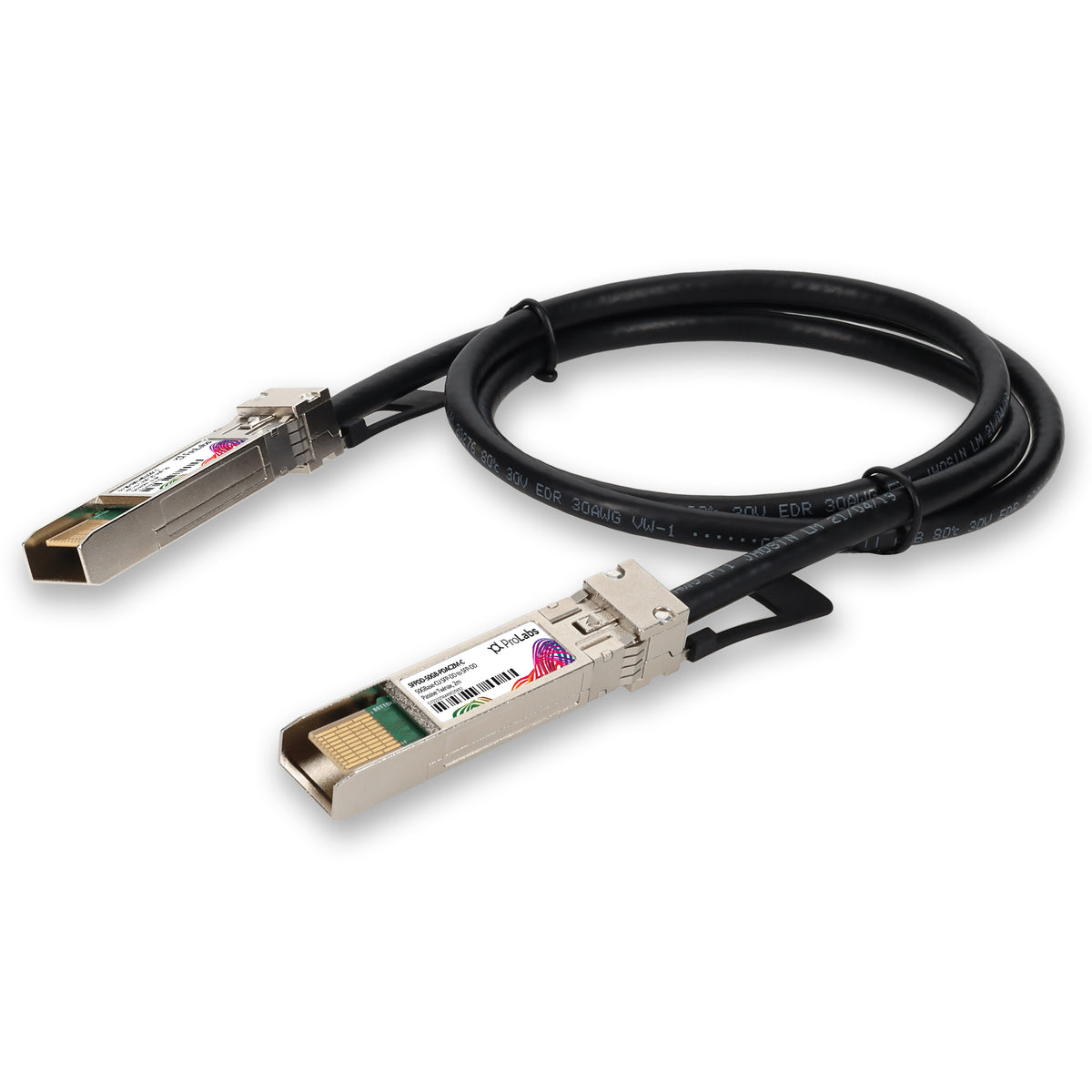 Prolabs MSA and TAA 50GBase-CU SFP-DD to SFP-DD Direct Attach Cable (Passive Twinax, 2m, 30AWG)