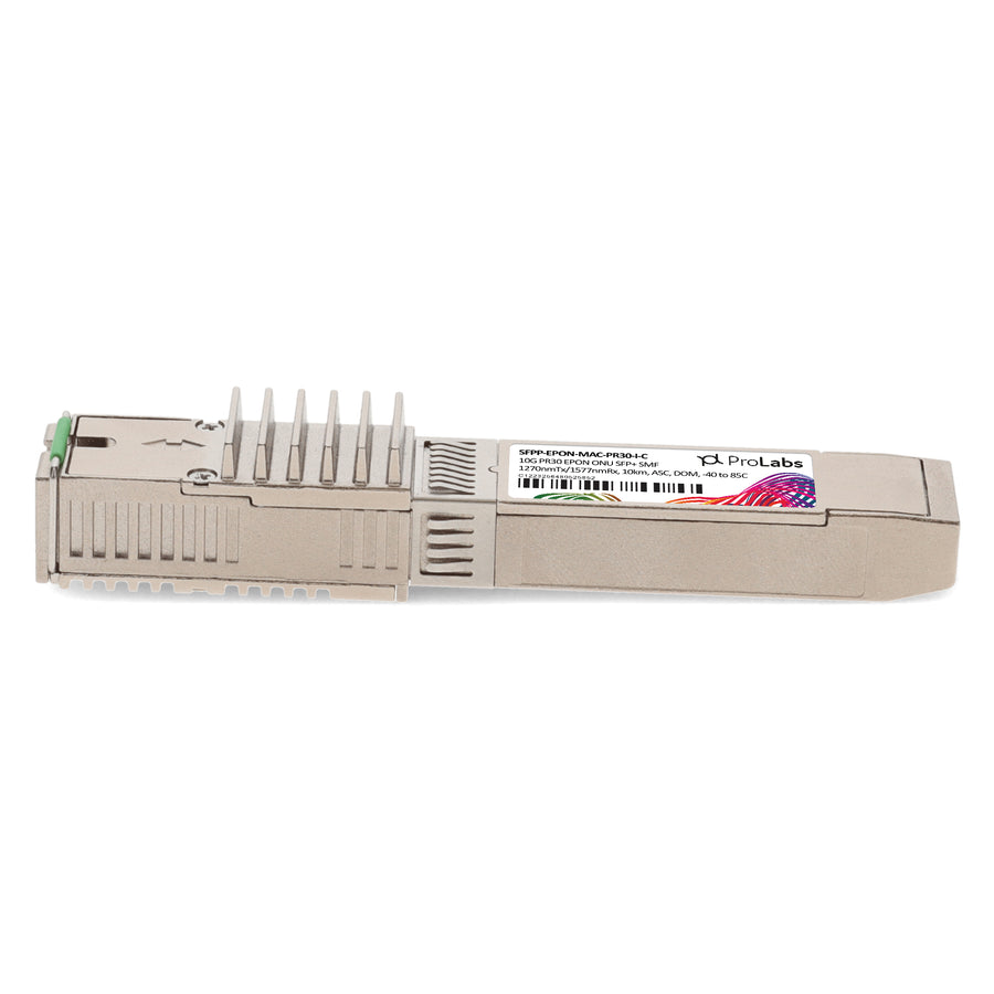 Prolabs MSA and TAA 10G EPON ONU Stick with MAC SFP+ Transceiver (SMF, 1270nmTx/1577nmRx, PR30, ASC, -40 to 85C)