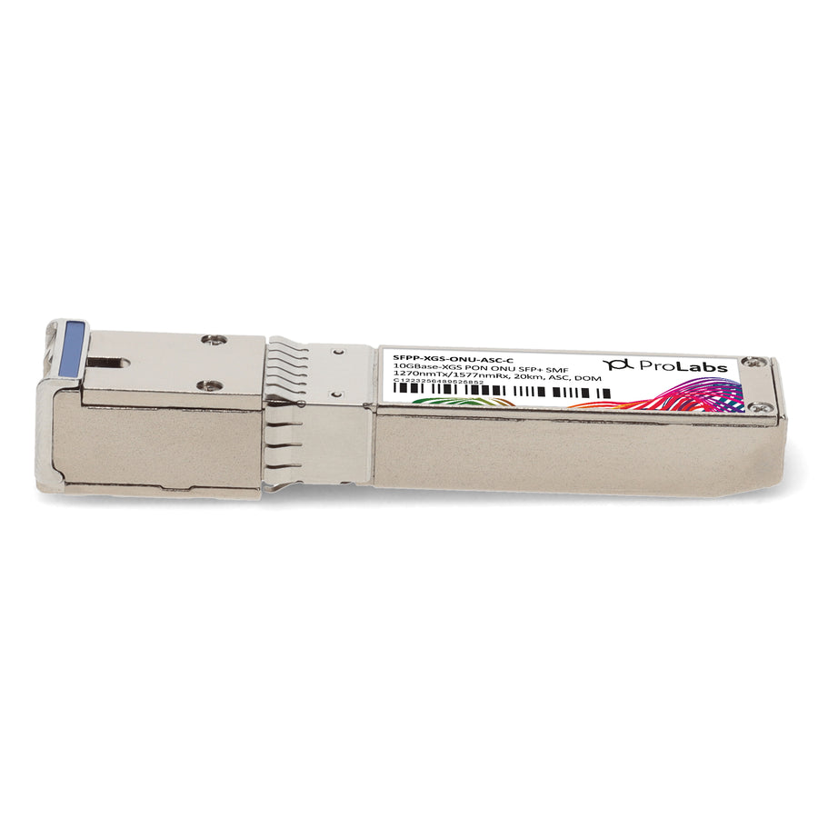 Prolabs MSA and TAA 10GBase-XGS PON ONU SFP+ Transceiver (SMF, 1270nmTx/1577nmRx, 20km, ASC, DOM, 0 to 70C)