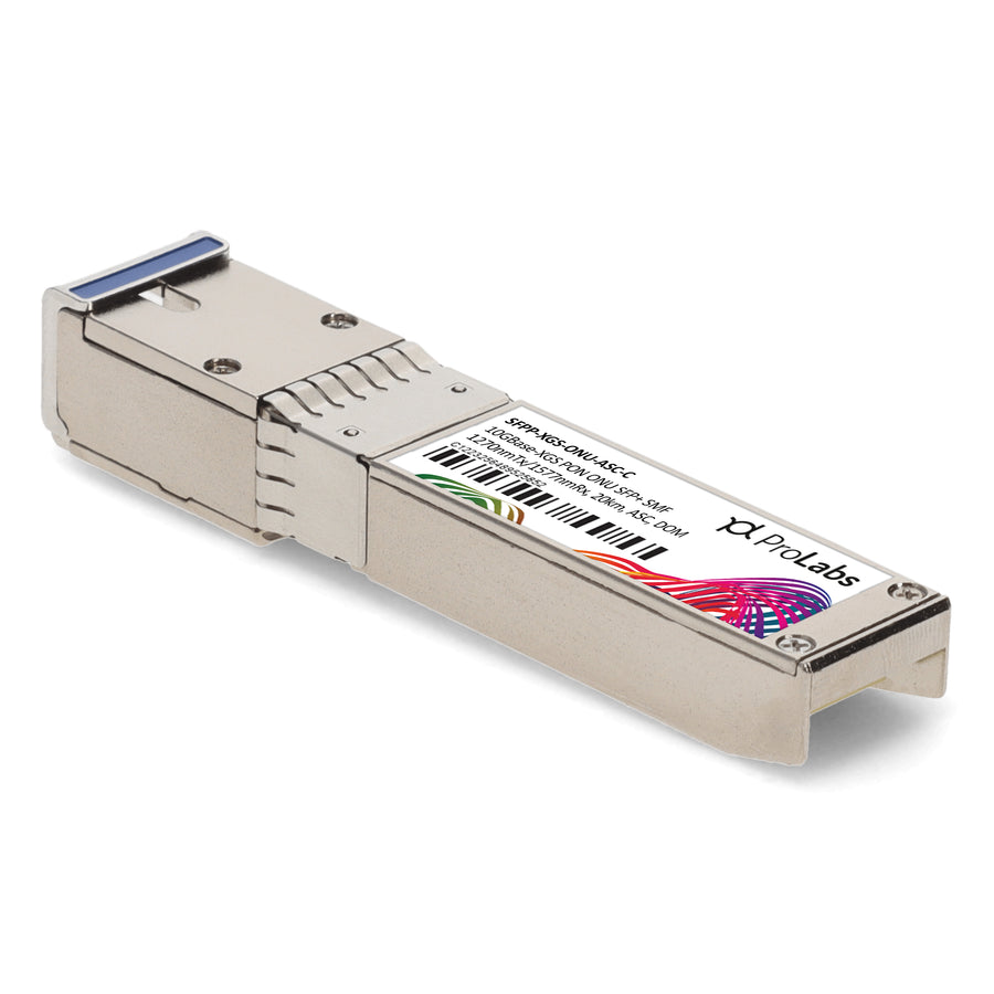 Prolabs MSA and TAA 10GBase-XGS PON ONU SFP+ Transceiver (SMF, 1270nmTx/1577nmRx, 20km, ASC, DOM, 0 to 70C)