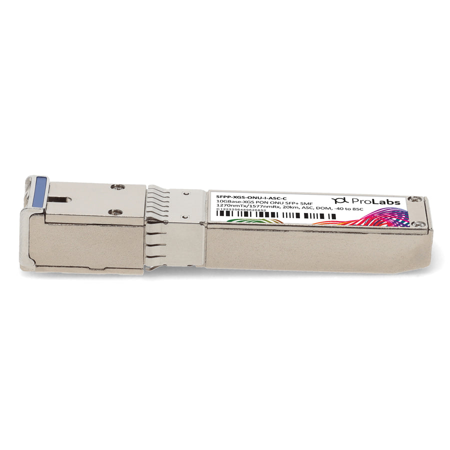 Prolabs MSA and TAA 10GBase-XGS PON ONU SFP+ Transceiver (SMF, 1270nmTx/1577nmRx, 20km, ASC, DOM, -40 to 85C)