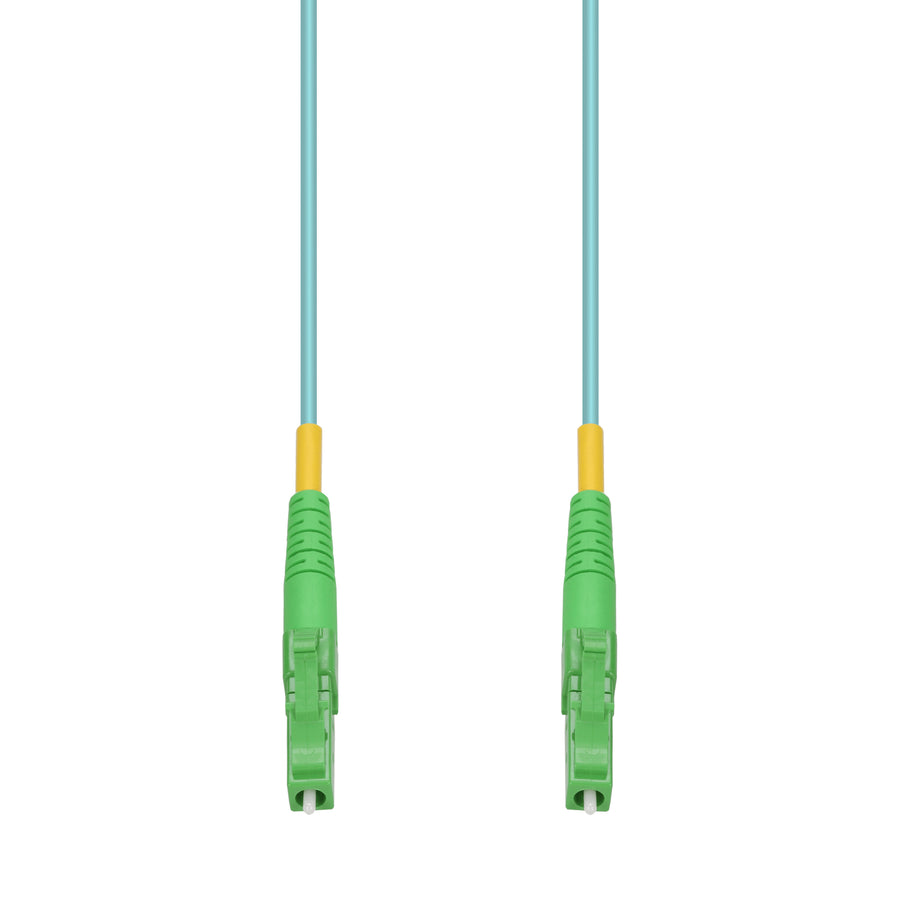  1m ALC to ALC Aqua OM4 Simplex LSZH Fiber Patch Cable