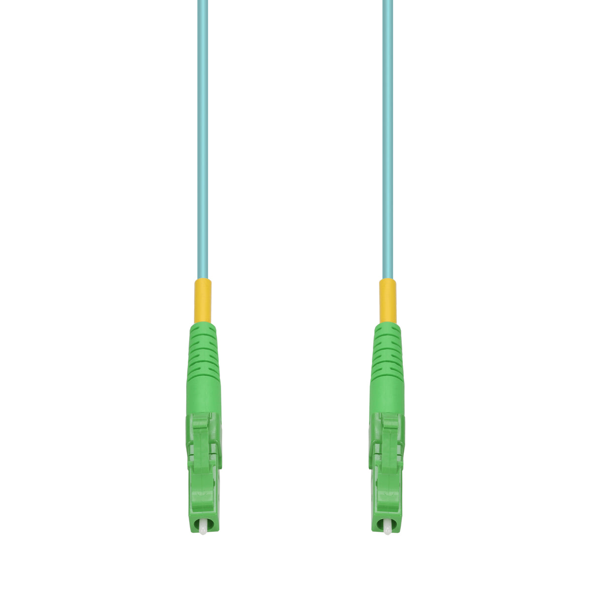  3m ALC to ALC Aqua OM4 Simplex OFNR (Riser-Rated) Fiber Patch Cable