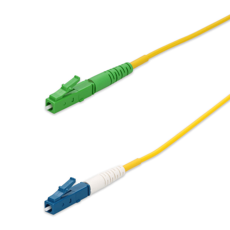  20m ALC to LC Yellow OS2 Simplex LSZH SMF Fiber Patch Cable