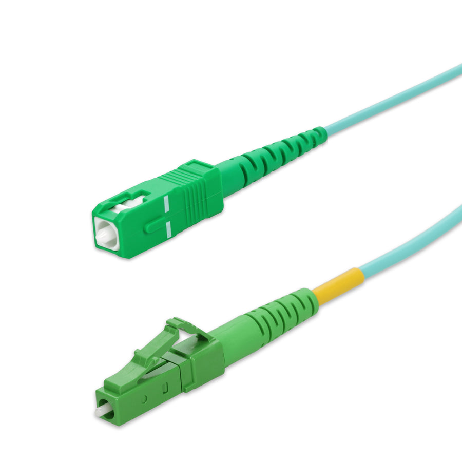  3m ASC to ALC Aqua OM4 Simplex LSZH Fiber Patch Cable