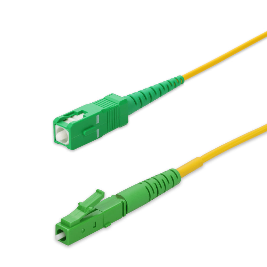  3m ALC to ASC Yellow OS2 Simplex OFNR (Riser-Rated) SMF Fiber Patch Cable