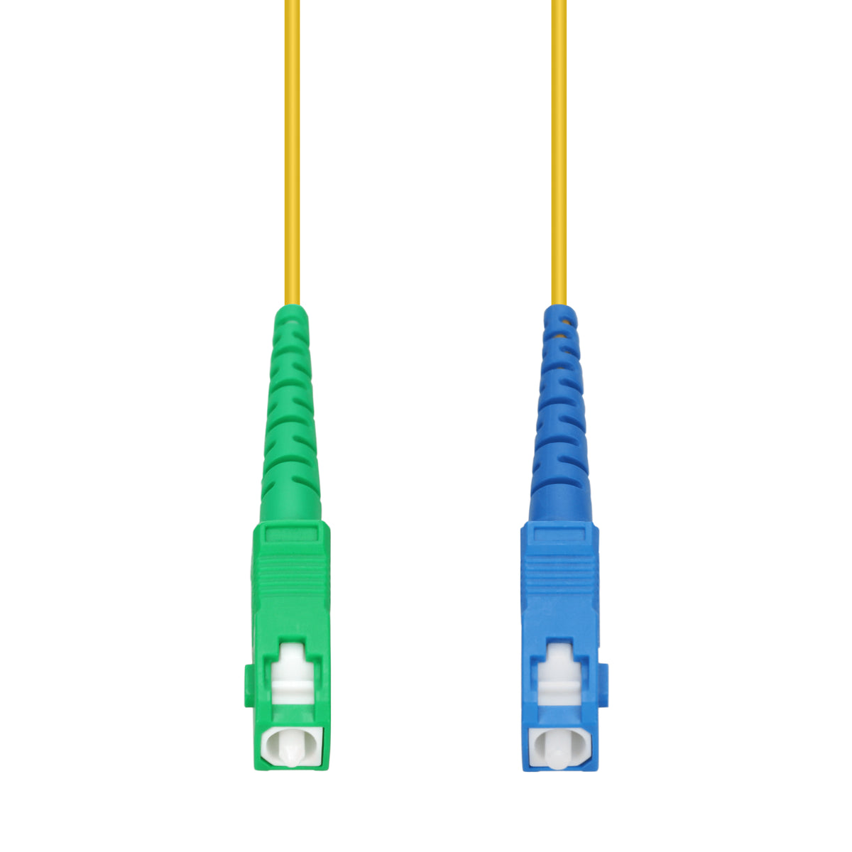  3m ASC to SC Yellow OS2 Simplex OFNR (Riser-Rated) SMF Fiber Patch Cable