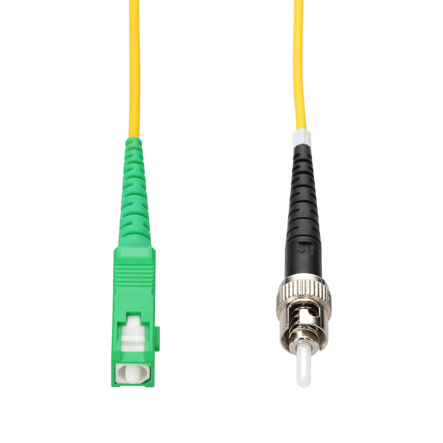  3m ASC to ST Yellow OS2 Simplex OFNR (Riser-Rated) SMF Fiber Patch Cable