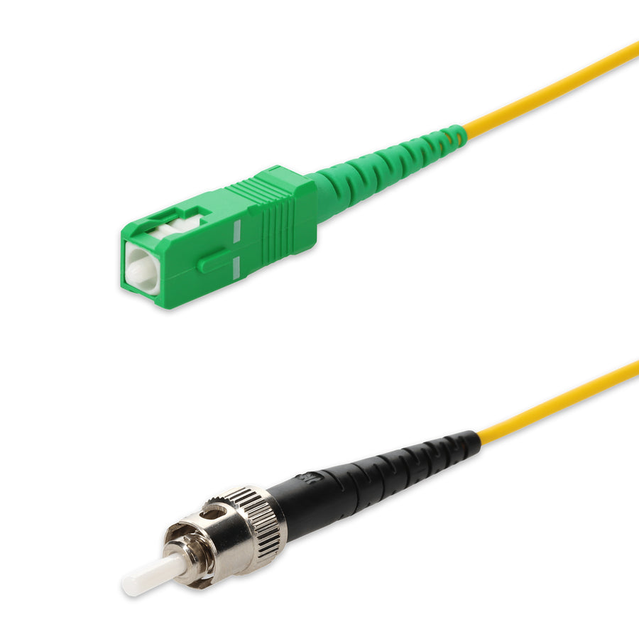  3m ASC to ST Yellow OS2 Simplex OFNR (Riser-Rated) SMF Fiber Patch Cable