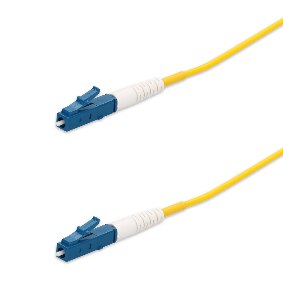  25m LC to LC Yellow OS2 Simplex OFNP (Plenum-Rated) SMF Fiber Patch Cable