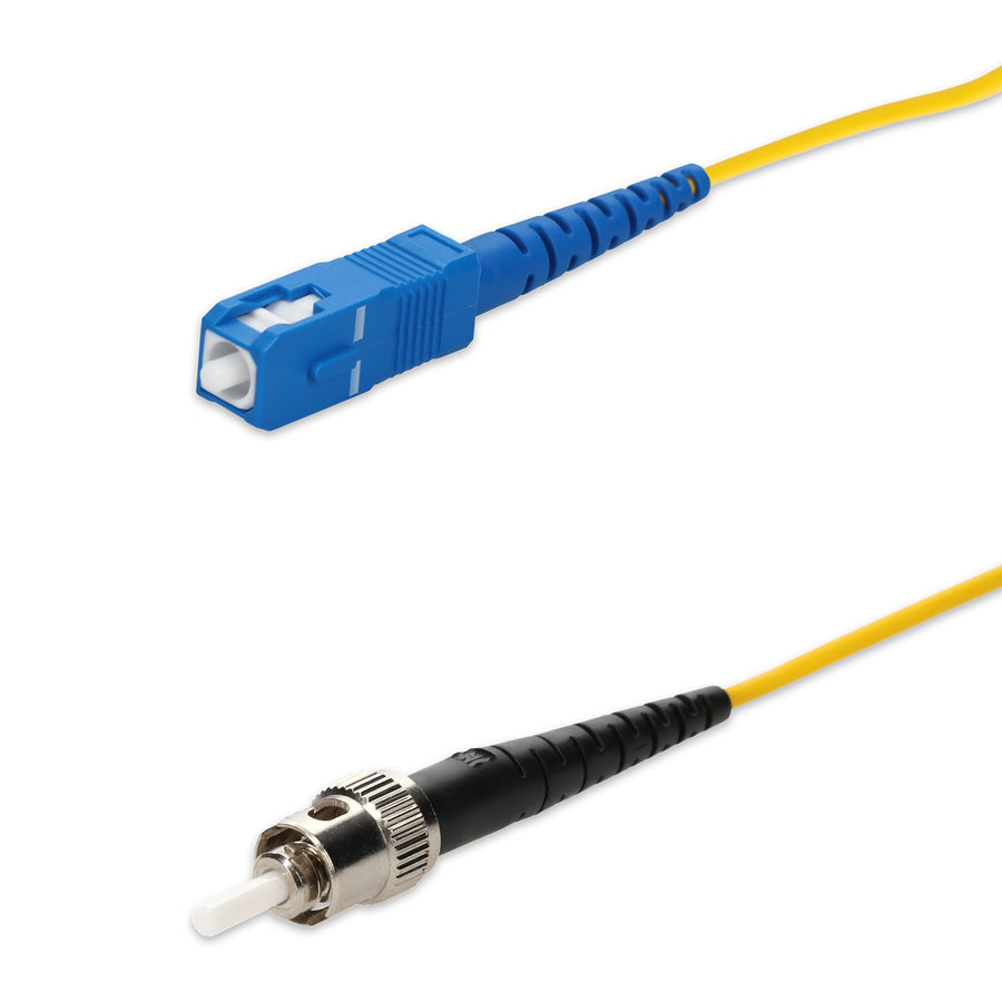 1m SC to ST Yellow OS2 Simplex LSZH SMF Fiber Patch Cable