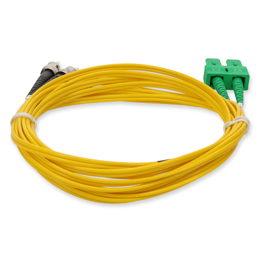  3m ASC to ST Yellow OS2 Duplex OFNR (Riser-Rated) SMF Fiber Patch Cable