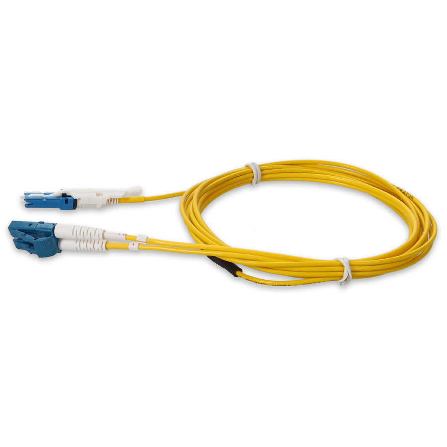  7m CS to LC Yellow OS2 Duplex OFNR (Riser-Rated) SMF Fiber Patch Cable