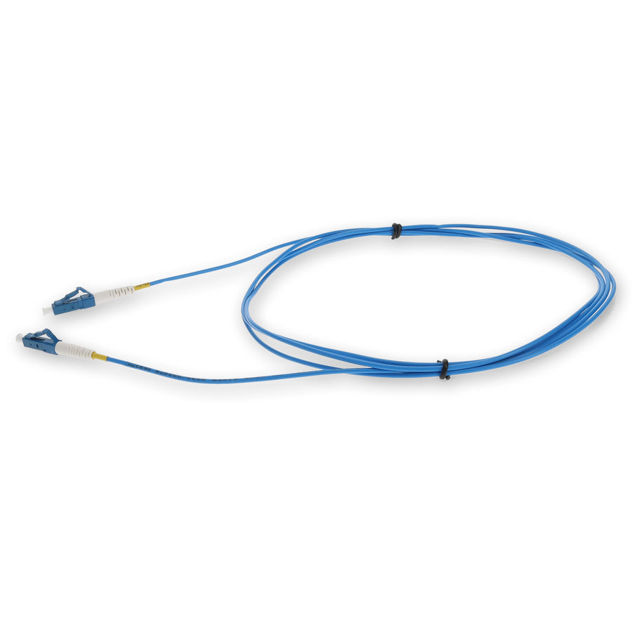  10m LC to LC Blue OS2 Simplex OFNR (Riser-Rated) SMF Fiber Patch Cable