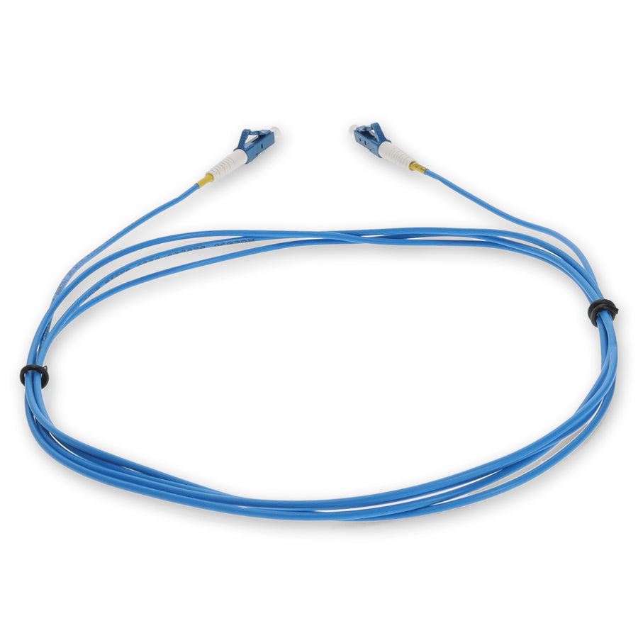  10m LC to LC Blue OS2 Simplex OFNR (Riser-Rated) SMF Fiber Patch Cable