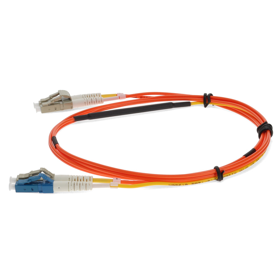  2m LC (Male) Orange OM2 to LC (Male) Yellow OS2 Duplex OFNR Mode Conditioning Cable