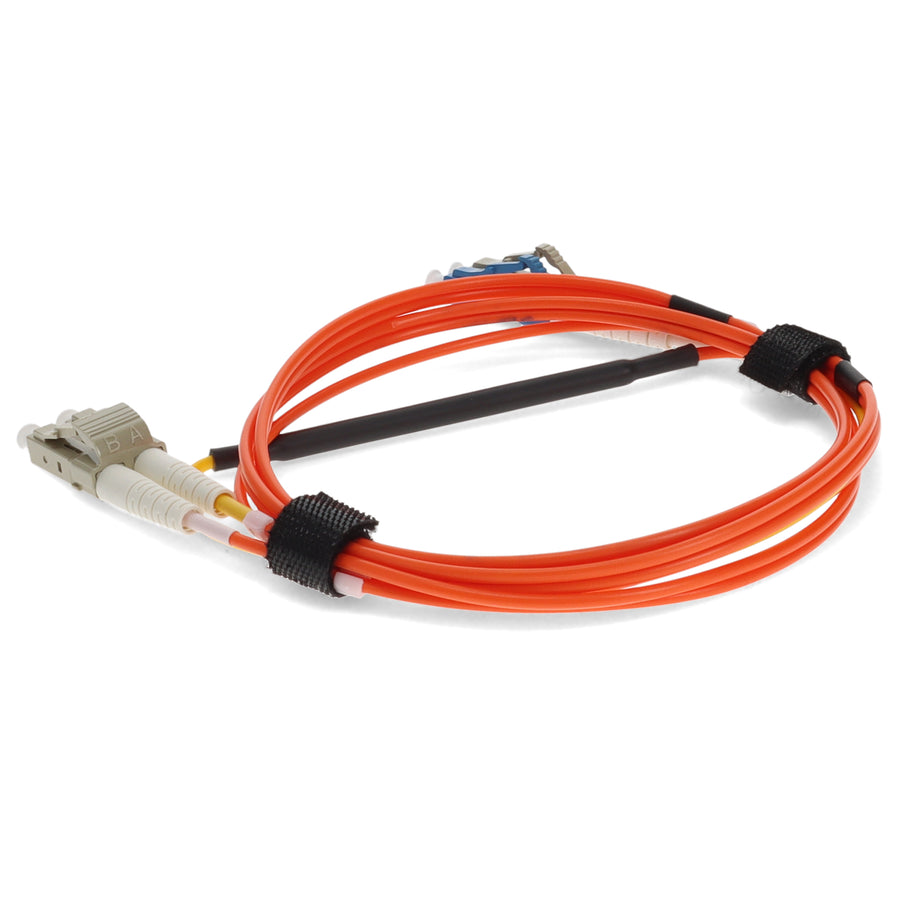  2m LC (Male) Orange OM1 to LC (Male) Yellow OS2 Duplex OFNR Mode Conditioning Cable