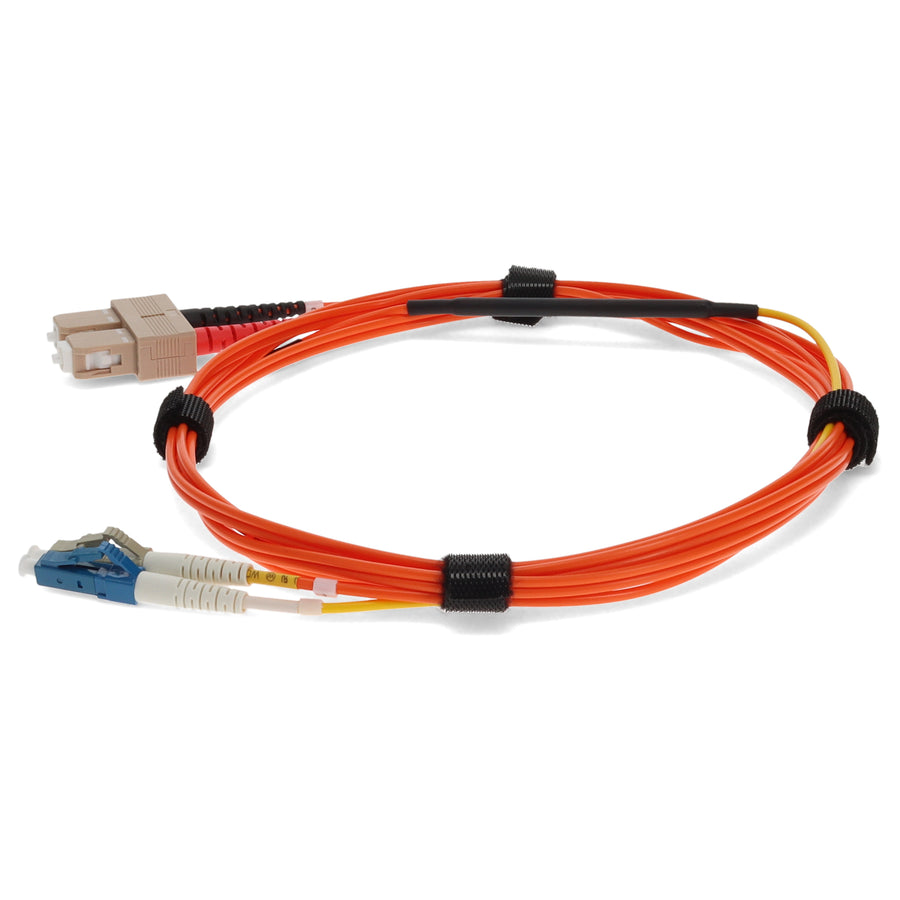  3m SC (Male) Orange OM1 to LC (Male) Yellow OS2 Duplex OFNR Mode Conditioning Cable