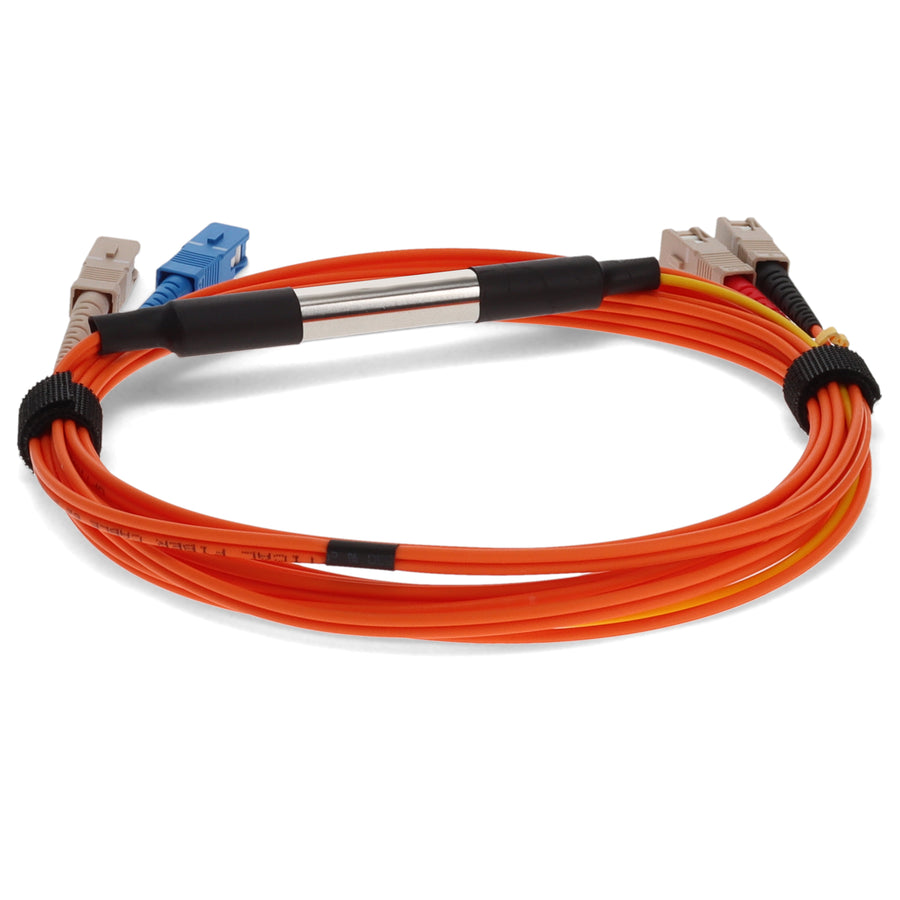  1m SC to SC OM1 & OS1 Duplex OFNR (Riser-Rated) Fiber Mode Conditioning Cable