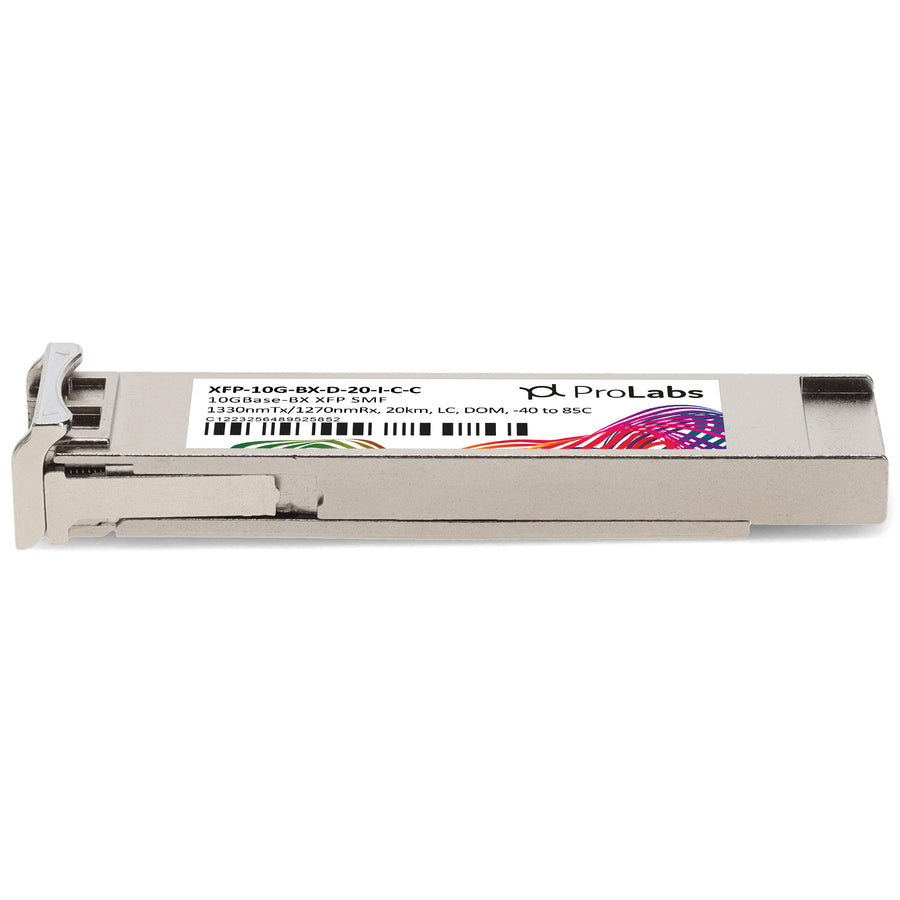 Prolabs Cisco Compatible TAA 10GBase-BX XFP Transceiver (SMF, 1330nmTx/1270nmRx, 20km, LC, DOM, -40 to 85C)