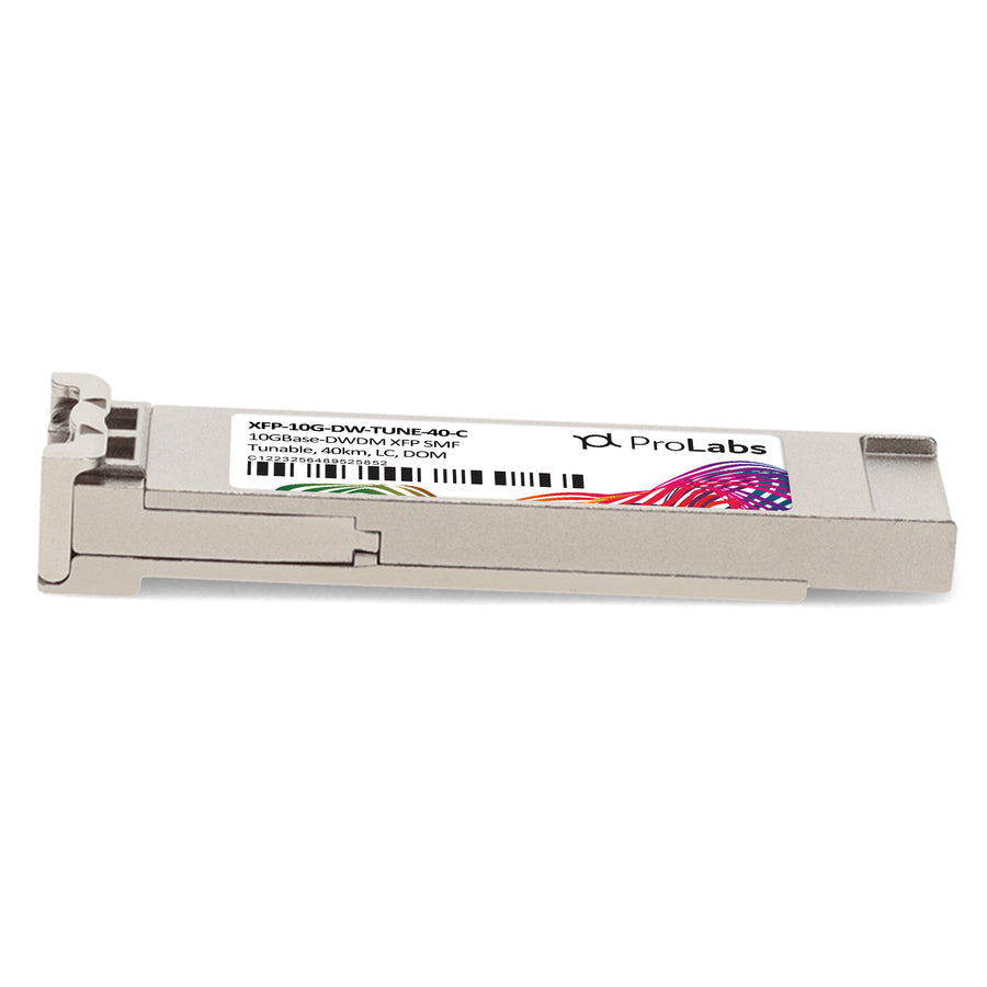 Prolabs MSA and TAA 10GBase-DWDM 50GHz XFP Transceiver (SMF, 1530nm to 1565nm, 0km, LC, DOM)