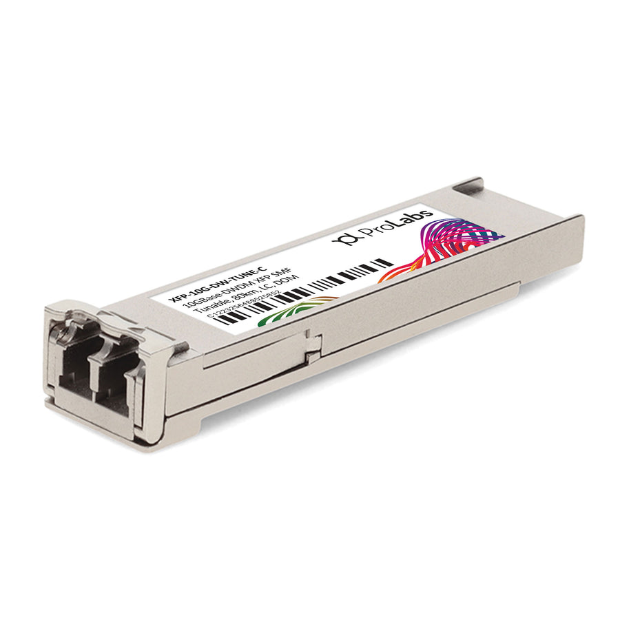 Prolabs MSA and TAA 10GBase-DWDM 50GHz XFP Transceiver (SMF, 1530nm to 1565nm, 80km, LC, DOM)